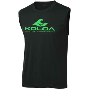 Koloa Surf Classic Wave Logo Moisture Wicking Sleeveless T-Shirts. Sizes: XS-4XL
