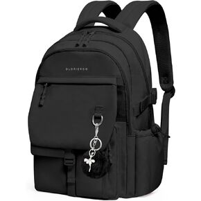 Backpack Travel Backpack Casual Daypack Bookbag for School, Multiple Pockets Schoolbag for Teen Girls