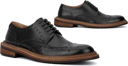 حذاء Ivan Derby للرجال من Vintage Foundry Co.، برباط، ونعل مسطح، ومقدمة مستديرة، ونعل خارجي مطاطي in Kuwait
