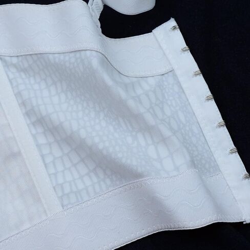 ELLACCI البرنز بوستير المحاصيل الأعلى المرأة مثير مشد الأعلى الصدرية الأبيض in Kuwait