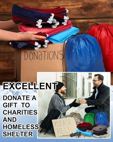 160 Pcs Homeless Care Package Supplies Bulk Winter Beanies Gloves Cotton Socks Fleece Throw Blankets LED Flashlight Storage Bag for Woman Men Homeless Donating Warm Gift in Saudi Arabia