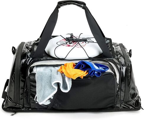GREATEST Ultimate Frisbee Bag 60 Liter. Built in Insulated Cooler Pocket and Organization Compartments. Waterproof Sports Duffel Backpack for Outdoor Sports Travel & More (MOONLIGHT BLUE) in Saudi Arabia