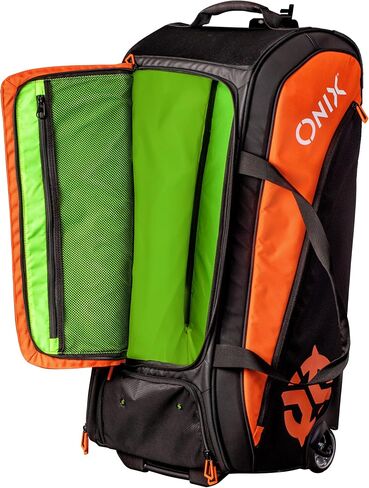 Onix KZ7400-PWDOB Pro Team Wheeled Duffle Bag in Orange/Black in Kuwait