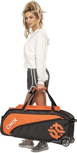 Onix KZ7400-PWDOB Pro Team Wheeled Duffle Bag in Orange/Black in Kuwait