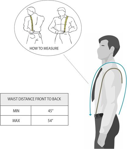 Hide & Groom, Riveted Suspenders with Adjustable Size Straps, Handmade from Full Grain Leather - Bourbon Brown, Bourbon Brown, Unique in Saudi Arabia