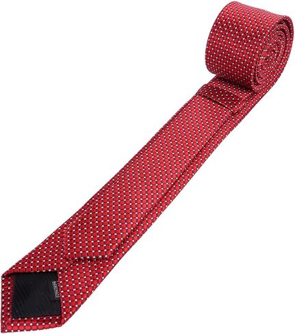 فاليتو مجموعة ربطات عنق زفاف للرجال من 5 قطع، ربطات عنق رفيعة من الحرير مقاس 2 انش، ربطات عنق مبتكرة خاصة بنمط هاوندستوث منقط بنمط زهور، احمر، مقاس M, أحمر, M in Kuwait