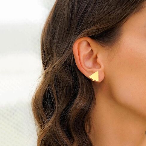 أقراط مشبك هندسية من FLYUN للنساء، أقراط بمشبك، أقراط ضغط بمشبك للجُدرات، أقراط الضغط الإبري، أقراط ضغط للجُدرات، أساور الأذن، أقراط حلزونية من الفولاذ المقاوم للصدأ غير مثقوبة in Kuwait