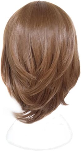 C-ZOFEK Short Brown Wig with Bang in Saudi Arabia