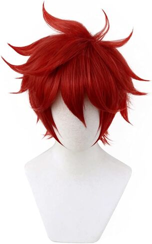 C-ZOFEK Men's Langa Cosplay Costume Wig Short Light Blue Wig Halloween Costume (Blue) in Saudi Arabia