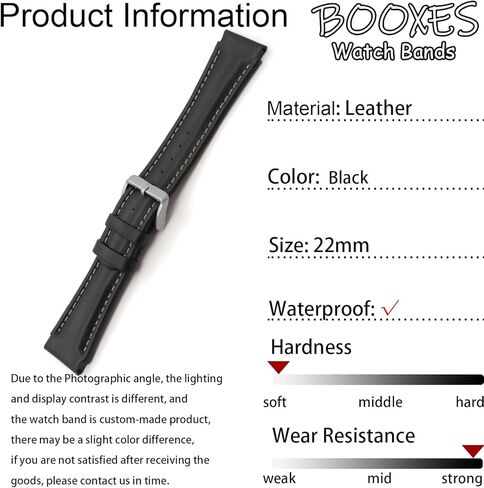 سوار ساعة بديل لساعة سوونتو اكس لاندر ميليتري للرجال, جلد, بدون أحجار كريمة in Kuwait