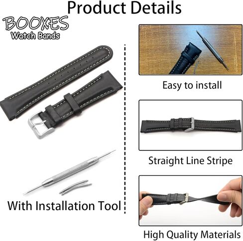 سوار ساعة بديل لساعة سوونتو اكس لاندر ميليتري للرجال, جلد, بدون أحجار كريمة in Kuwait