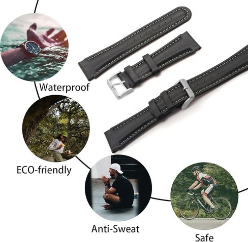 سوار ساعة بديل لساعة سوونتو اكس لاندر ميليتري للرجال, جلد, بدون أحجار كريمة in Kuwait