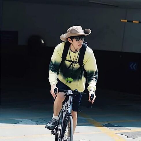 Bucket Hats with Cycling Helmet for Unisex Adults Novelty Fashion Breathable Sunscreen Head Protection Bicycle Helmet Hats in Saudi Arabia