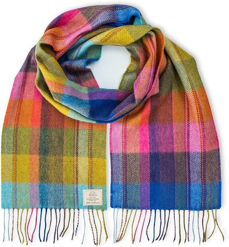 Avoca Pure Wool Scarf (Made in Ireland) Solstice Pastel Design in Saudi Arabia
