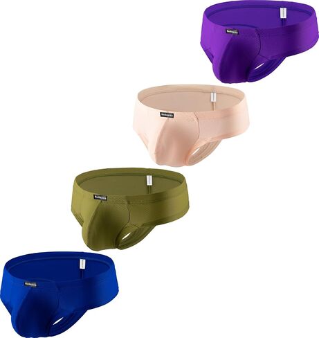 Men's Cheeky Thong Underwear Sexy Soft Comfortable Breathable Briefs in Saudi Arabia