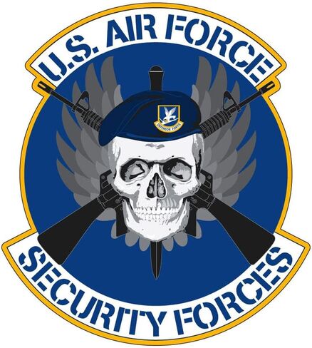 USAF Security Forces 12 Inch Patch - Perfect for Air Force Vets and Motorcycle Riders, US Air Force Vest Patches and Embroidered Biker Patches for Men. in Saudi Arabia