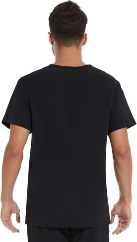 COZYFIT Scrub Top للرجال - مقشر رقبة على شكل حرف V قابل للتمدد مع 3 جيوب، مقشر مضاد للتجاعيد للرجال in Kuwait