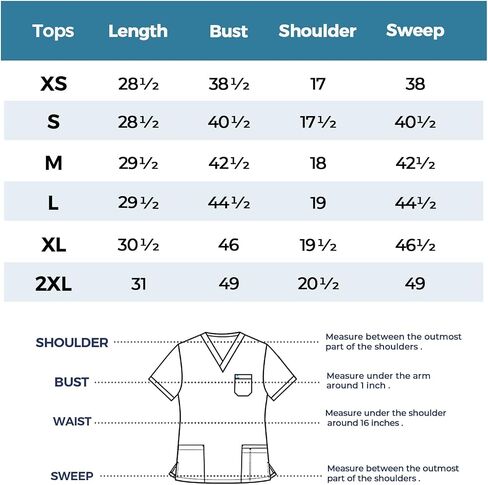 COZYFIT Scrub Top للرجال - مقشر رقبة على شكل حرف V قابل للتمدد مع 3 جيوب، مقشر مضاد للتجاعيد للرجال in Kuwait