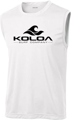 تي شيرت Koloa Surf Classic Wave بشعار ماص للرطوبة بدون أكمام. المقاسات: XS-4XL in Kuwait