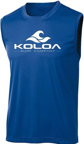 تي شيرت Koloa Surf Classic Wave بشعار ماص للرطوبة بدون أكمام. المقاسات: XS-4XL in Kuwait