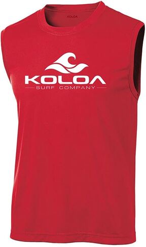 تي شيرت Koloa Surf Classic Wave بشعار ماص للرطوبة بدون أكمام. المقاسات: XS-4XL in Kuwait