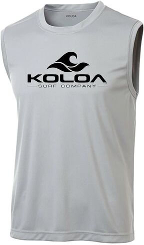 تي شيرت Koloa Surf Classic Wave بشعار ماص للرطوبة بدون أكمام. المقاسات: XS-4XL in Kuwait