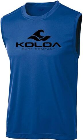 تي شيرت Koloa Surf Classic Wave بشعار ماص للرطوبة بدون أكمام. المقاسات: XS-4XL in Kuwait