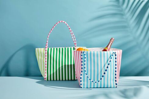 Mud Pie Women's Striped Cooler Tote in Saudi Arabia