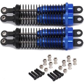 4x Red 80mm Alloy Damper Shock Absorber For RC Car 1/16 Buggy Truck HPI HSP Axial Redcat Hop-ups