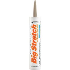 Sashco Big Stretch 10.5 oz High Performance Elastic Sealant, Sandstone (Pack of 1)