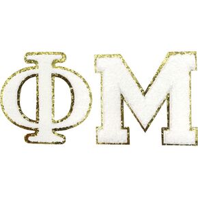 Phi Mu Iron-On Patch Set