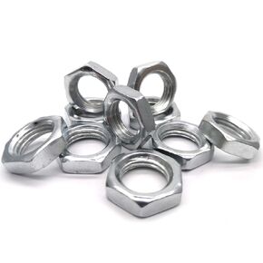 10PCS M12-1.25 MM Nut Inner Diameter Metric Grade Class Stainless Steel hex nut,Thin hex nut