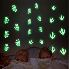 Luminous Wall Stickers Window Clings Decals Halloween Party Decorations Ghost Eye & Ghost Hand