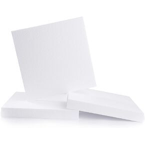 Silverlake Craft Foam Block - 5 Pack of 12x12x1.5 EPS Polystyrene Boards for Crafting, Modeling, Art Projects and Floral Arrangements - Sculpting Sheet for DIY School & Home Art Projects (5)