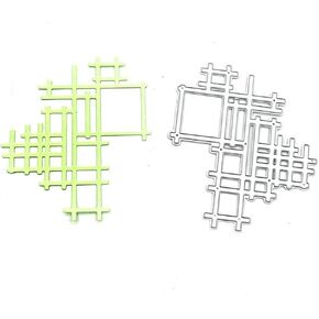 LZBRDY 3.3 by 4.5 Inch Rectangle Frames Set Metal Cutting Dies for Card Making and Scrapbooking
