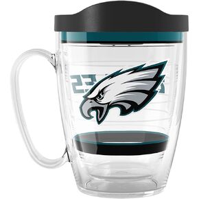 كوب Tervis مصنوع في الولايات المتحدة الأمريكية بجدار مزدوج NFL New York Jets معزول يحافظ على المشروبات باردة وساخنة، كوب 16oz، تقليد