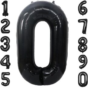 40 Inch Black 25 Number Balloons Giant Jumbo Huge 25 or 52 Foil Mylar Helium Number Digital Balloons Black Birthday Mylar Digital Balloons 25 Birthday Party 25th Anniversary Events Party Decorations