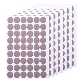 uxcell 7 Sheets/378PCS Self Adhesive Screw Hole Stickers, 2.1cm/0.83" PVC Screw Hole Covers Hole Stickers for Furniture Wood Cabinet Wall Desk Table Bookcase, Light Walnut