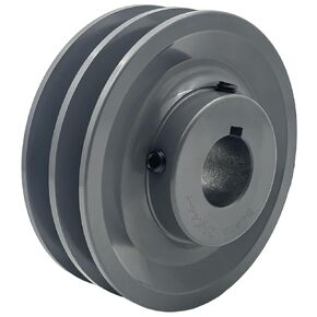 2AK44-1 Double Groove v Belt Pulley,4.25 inch Outside Diameter,1 inch bore,v Belt sheave cast Iron for A AX 3L 4L V-Belts,2AK441 Pulley