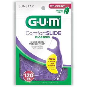 GUM Eez-Thru Fresh Mint Flavor Comfort Slide Flosser? - Pack of 2
