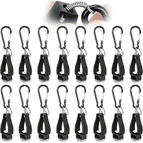 16 Pieces glove clips for work Glove Holder Clip, Construction Worker for Glasses Helmets Glove Grabber Clip