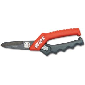 Crescent Wiss 7" Titanium Coated Utility Shears - W7T , Black