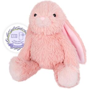 SuzziPals Heatable & Coolable Bunny Stuffed Animal Heating Pad for Period Cramps & Pain; Lavender Bunny Plush for Anxiety, Rabbit Stuffed Animals for Kids & Adults, Bunny Plushies Gifts for Christmas