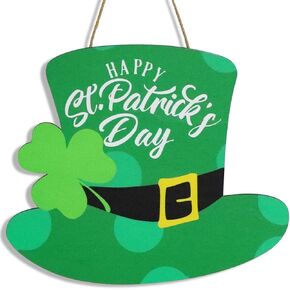 إكليل عيد القديس باتريك ديكور شامروك أكاليل قبعة خضراء لتزيين يوم القديس باتريك in Kuwait
