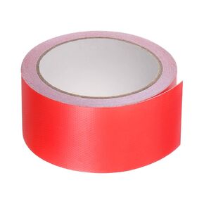 HARFINGTON Tarpaulin Repair Tape, 2" x14.6ft Universal Waterproof Awning Cloth Repair Tape for Crafts Home Improvement Outdoor Tent, Red