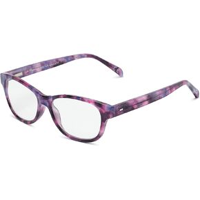 Sofia Vergara x Foster Grant Women's Linda Square Reading Glasses, Purple Demi, 52 mm + 3