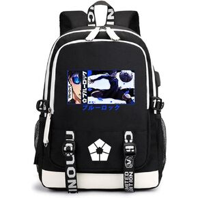 ISaikoy Anime BLUE LOCK Backpack Shoulder Bag Bookbag Student School Bag Daypack Satchel A1