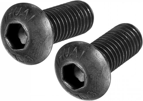 uxcell M8x16mm عرافة المقبس زر غطاء الرأس البراغي مسامير سبائك الصلب 10 قطع in Saudi Arabia