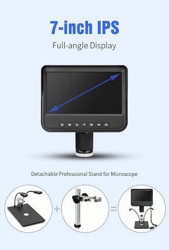 مجهر رقمي LCD مقاس 7 بوصات لاستخدام الفحص in Saudi Arabia