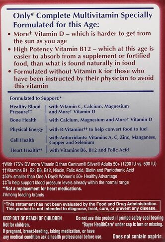 فيتامينات One-A-Day Proactive 65 Plus المتعددة للرجال والنساء، 150 عددًا (عبوة من قطعتين) in Kuwait